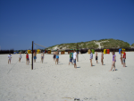Helgoland - Volleyball am Strand